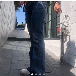 LOW WAISTED VINTAGE LUCKY BRAND FLARE JEANS